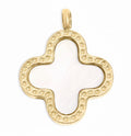 Lucky Clover Charm – 18K Gold Jewelry Pendant | Hypoallergenic Stainless Steel