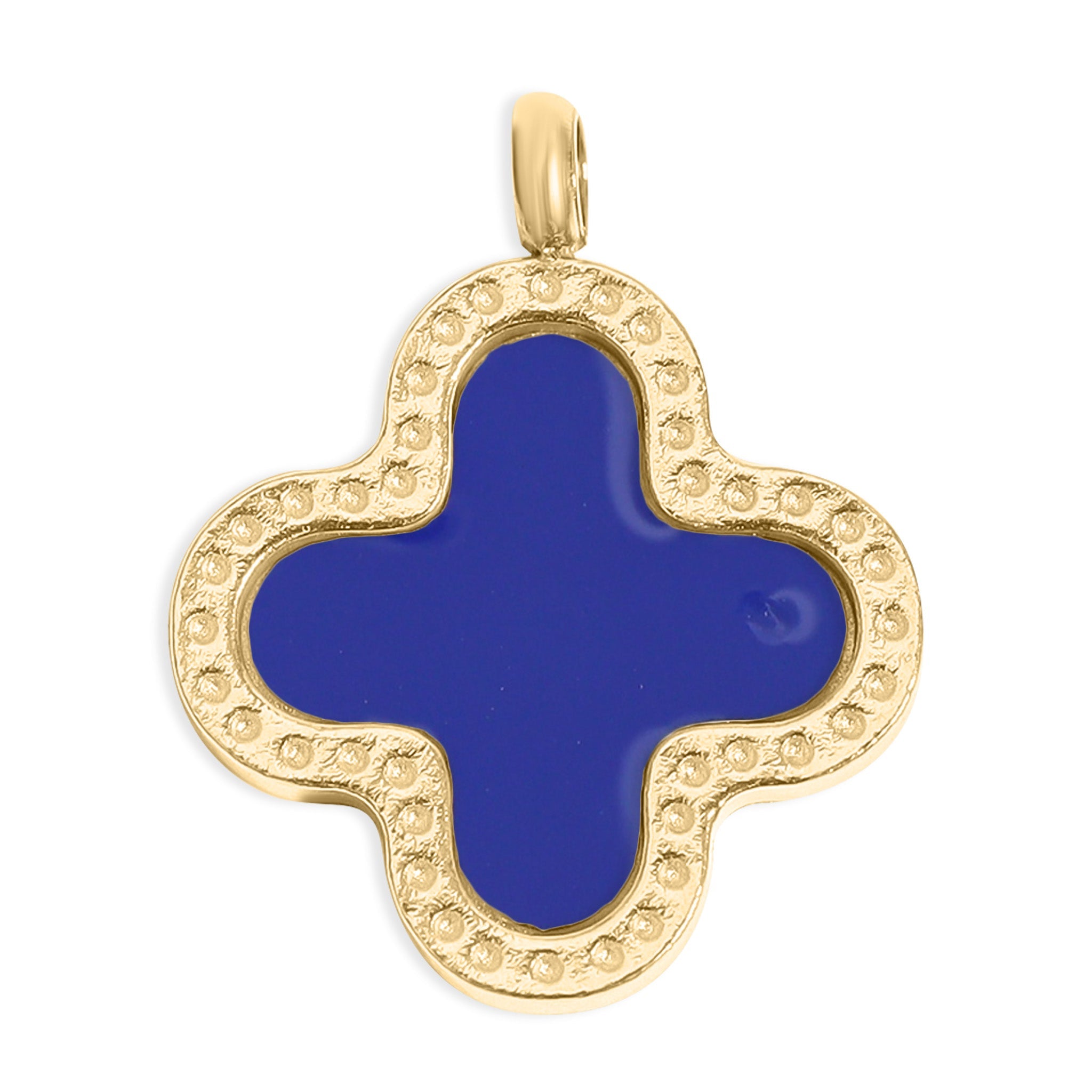 Lucky Clover Charm – 18K Gold Jewelry Pendant | Hypoallergenic Stainless Steel
