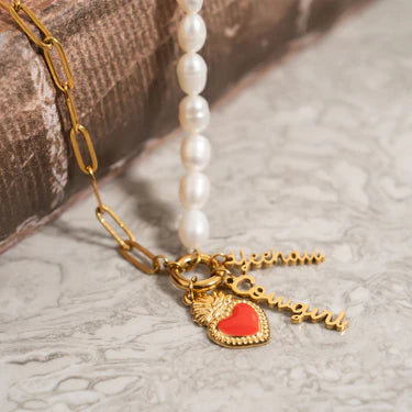 18K Gold Stainless Steel Cowgirl Charm