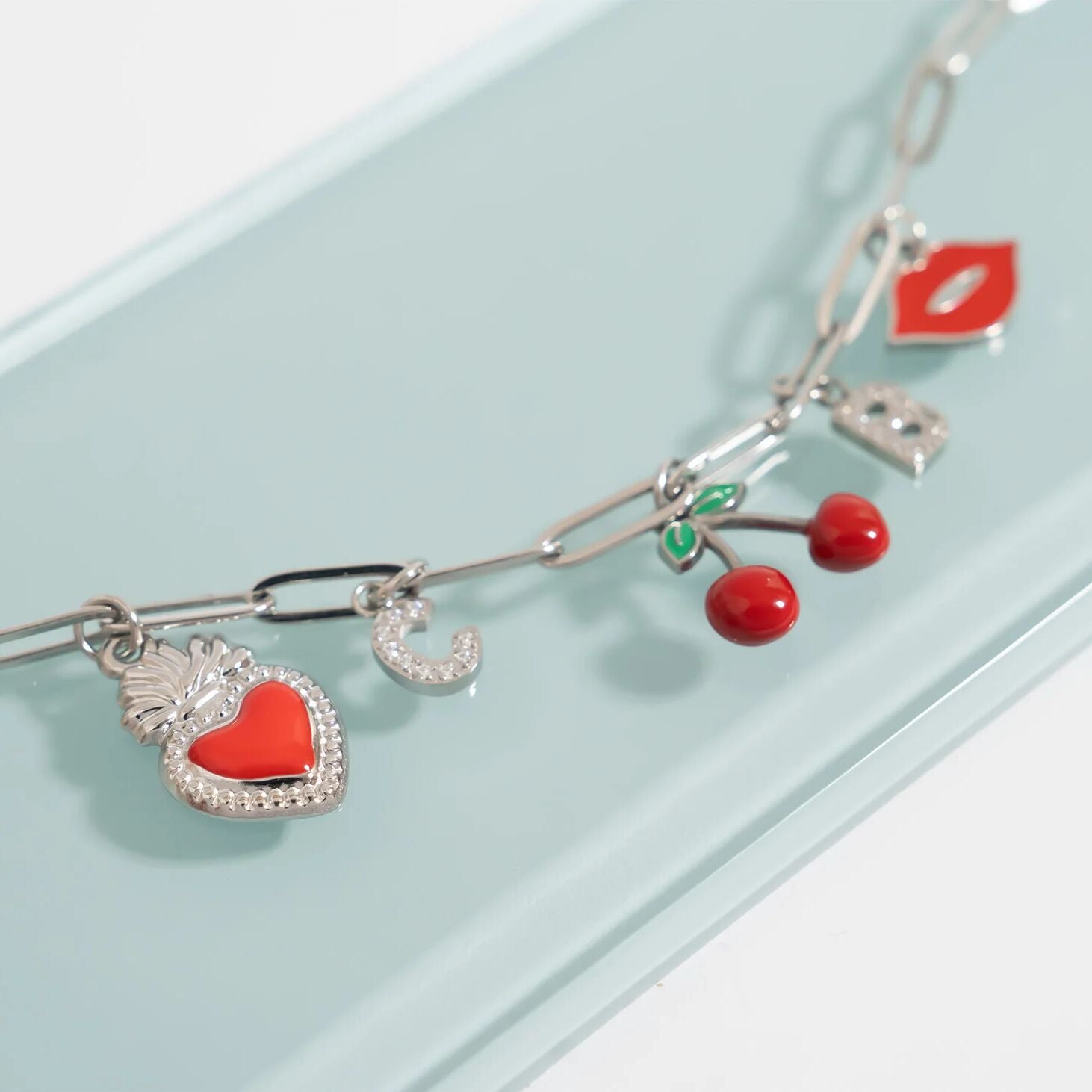 Initial Letter Charms – Durable Stainless Steel Pavé Set Sparkling CZ Pendants