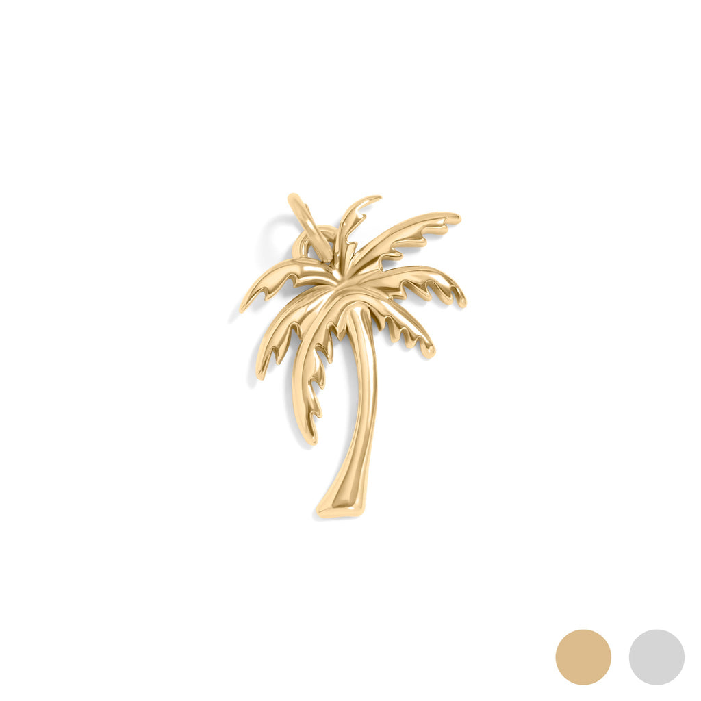 Gold Palm Tree Charm