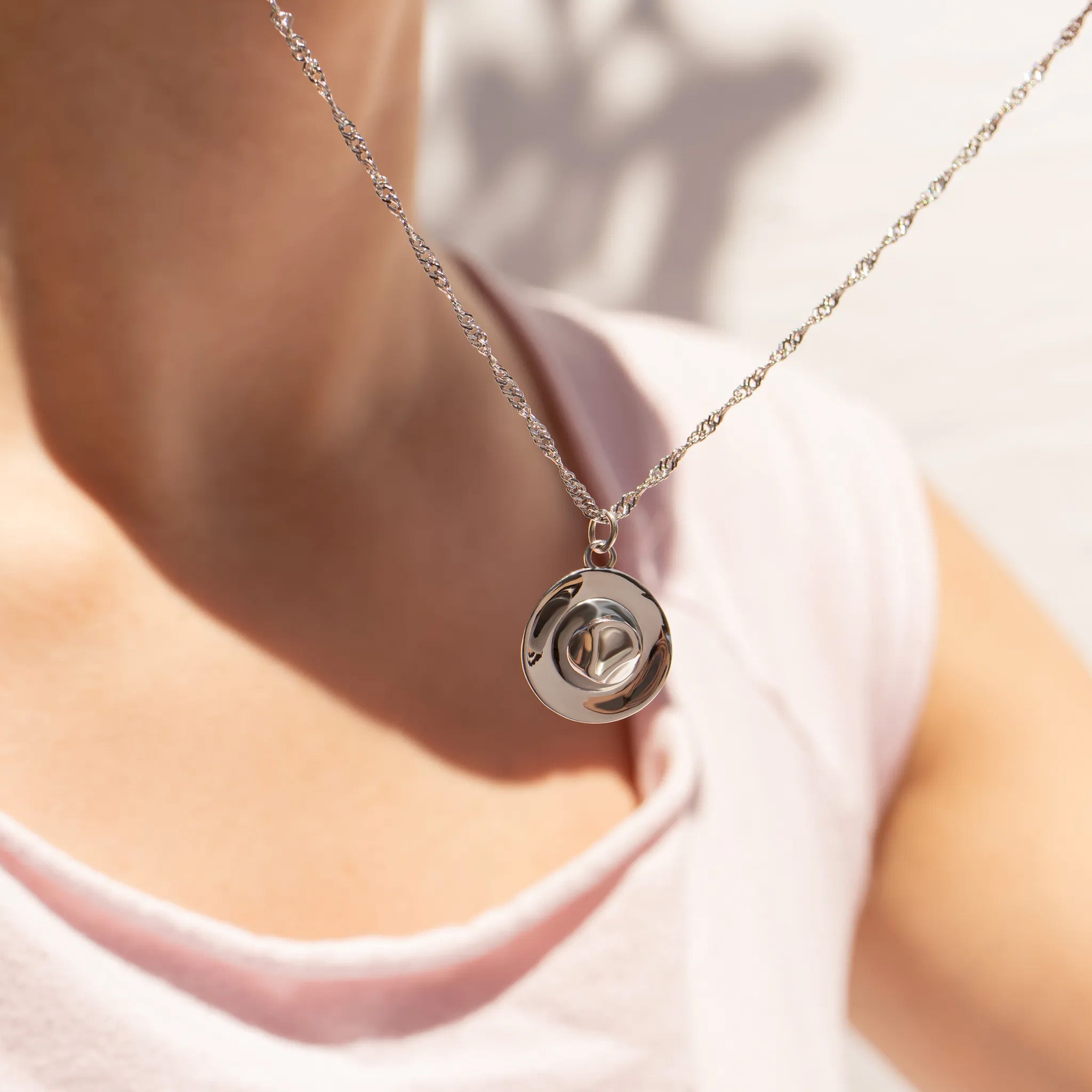 Cowboy Hat Charm – 18K Gold PVD Coated Stainless Steel Western Jewelry Pendant
