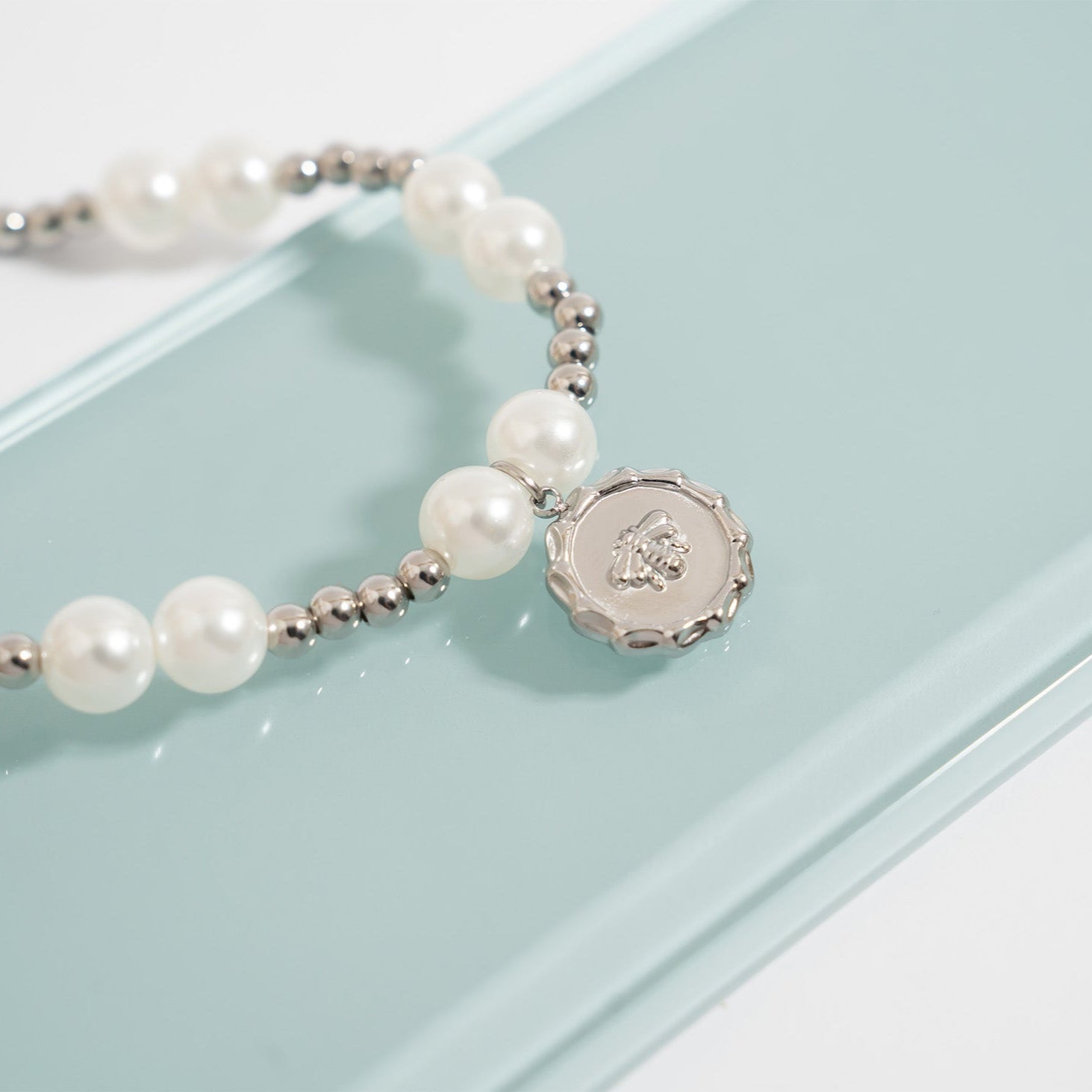 18K Gold Bee Pendant – Hypoallergenic Stainless Steel Charm | Delicate Jewelry Gift