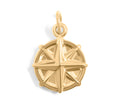 Gold Compass Charm – Stylish 18K PVD Gold Pendant | Hypoallergenic Stainless Steel Jewelry