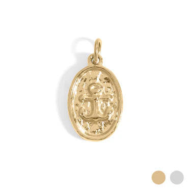 18K Gold PVD Stainless Steel Anchor Pendant