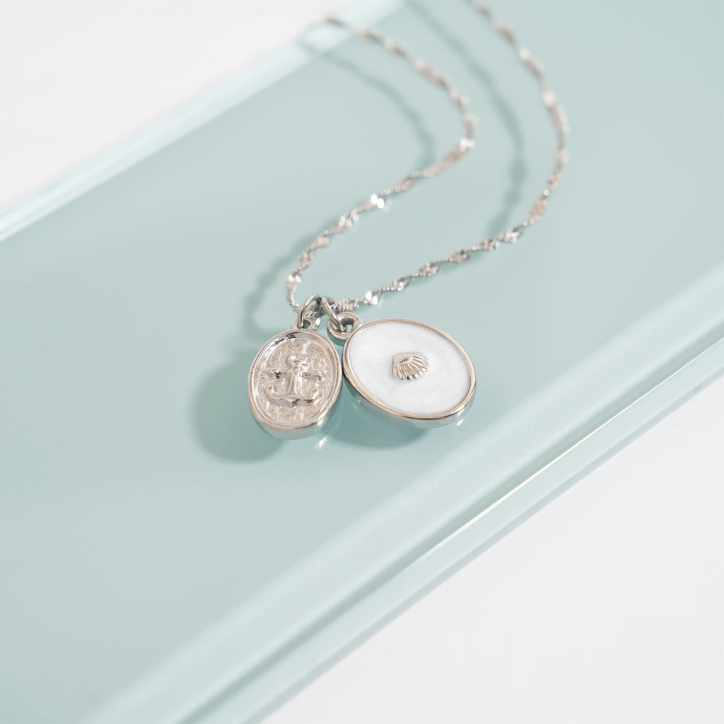 Gold Anchor Pendant | 18K Gold Jewelry - Waterproof Stainless Steel Charm Necklace