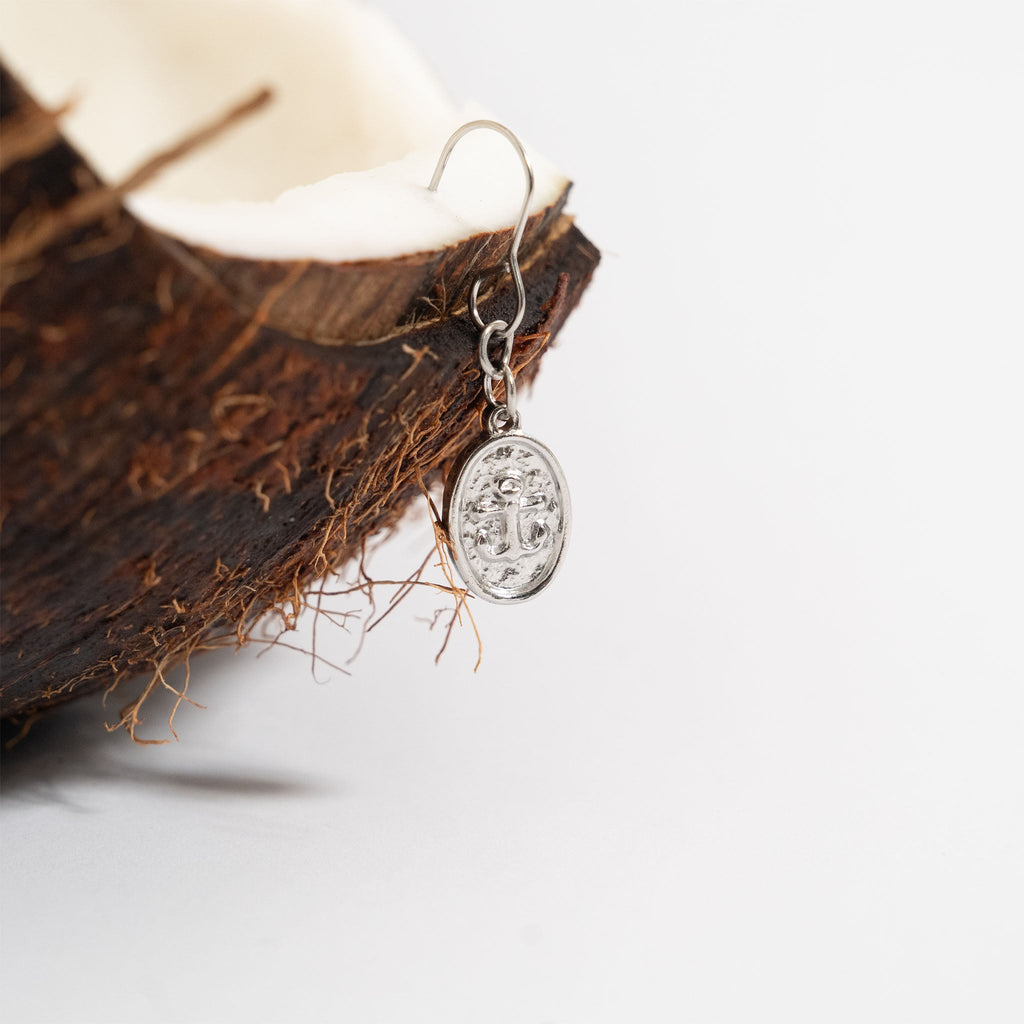 Gold Anchor Pendant | 18K Gold Jewelry - Waterproof Stainless Steel Charm Necklace