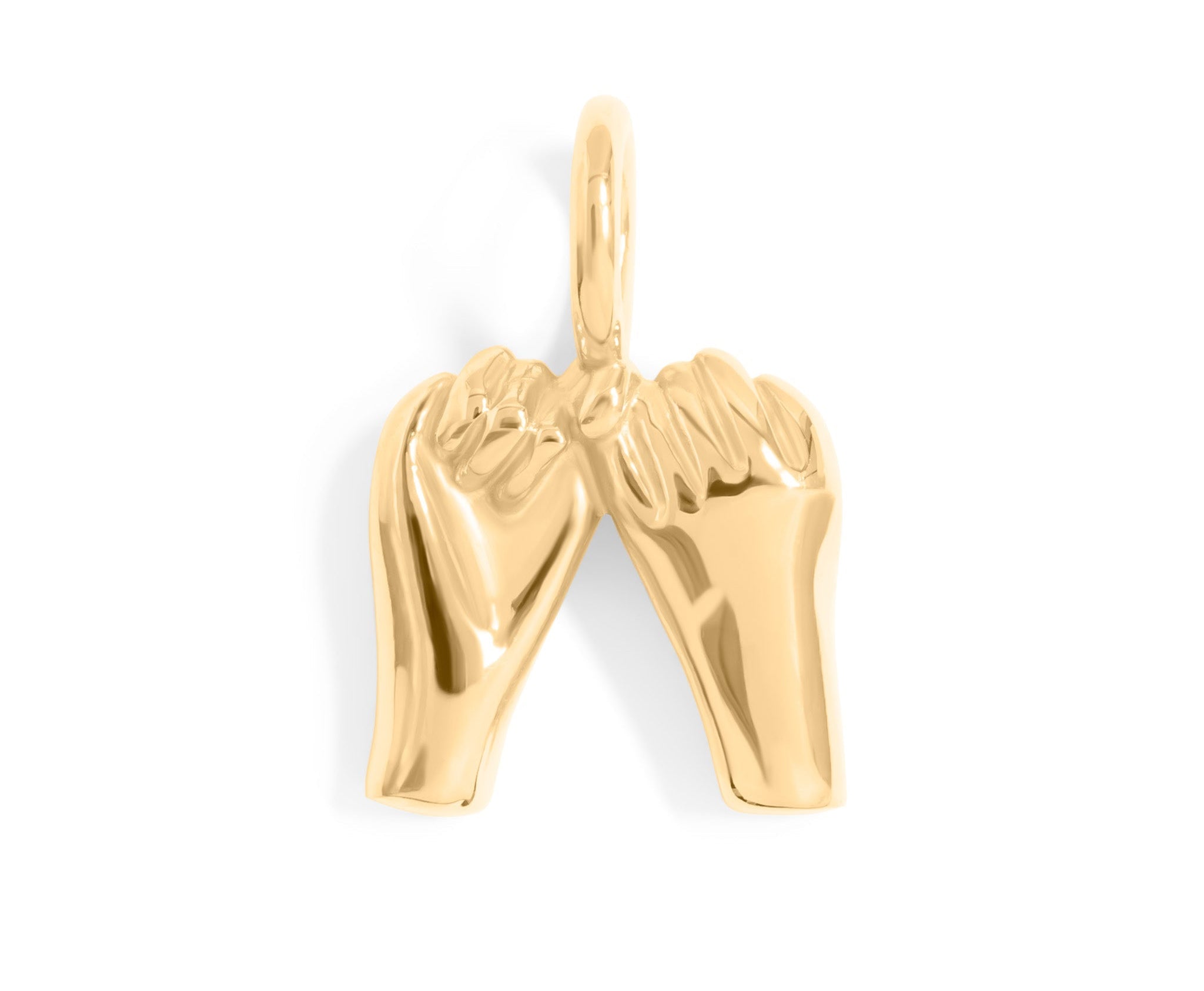 Pinky Promise Charm – 18K Gold Pendant | Non Tarnish Stainless Steel Jewelry Gift
