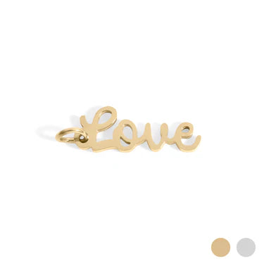 18K Gold PVD Stainless Steel Love Charm