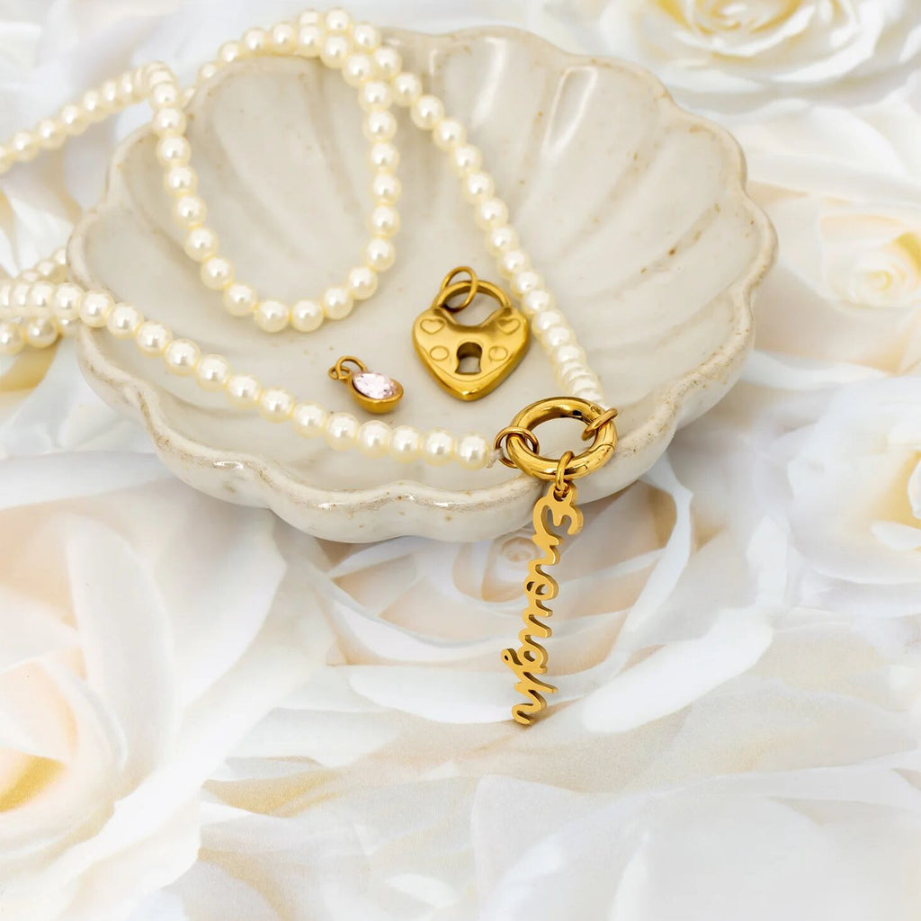 18K Gold Charm – Hypoallergenic Stainless Steel Affirmation Jewelry, Waterproof