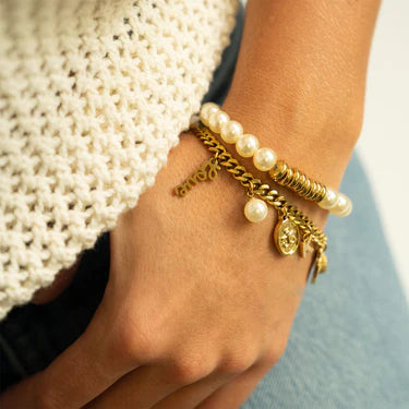 18K Gold PVD Stainless Steel Love Charm