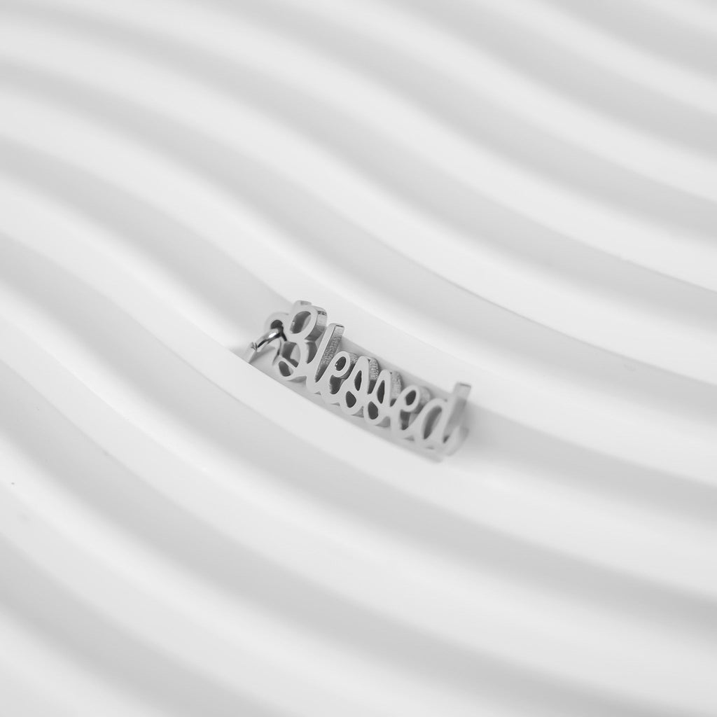 18K Gold Charm Blessed Pendant | Waterproof Hypoallergenic Stainless Steel Jewelry