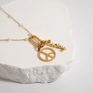 18K Gold PVD Stainless Steel Lucky Charm