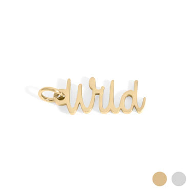 18K Gold PVD Stainless Steel Wild Charm