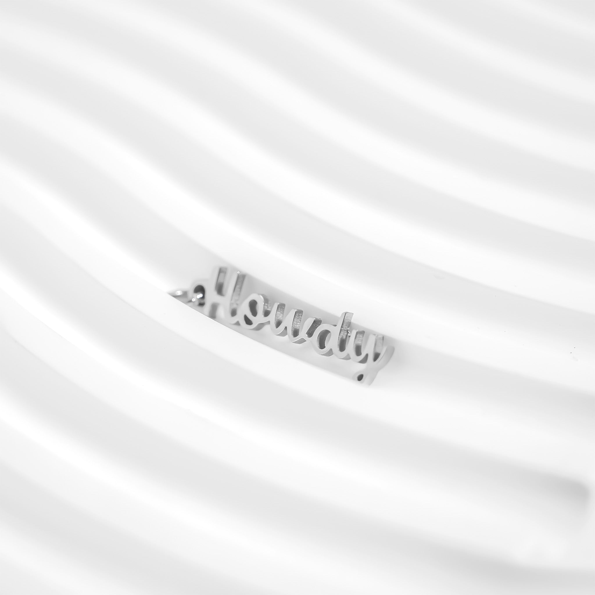 18K Gold Charm – Stainless Steel Western Style Cowgirl Jewelry Pendant