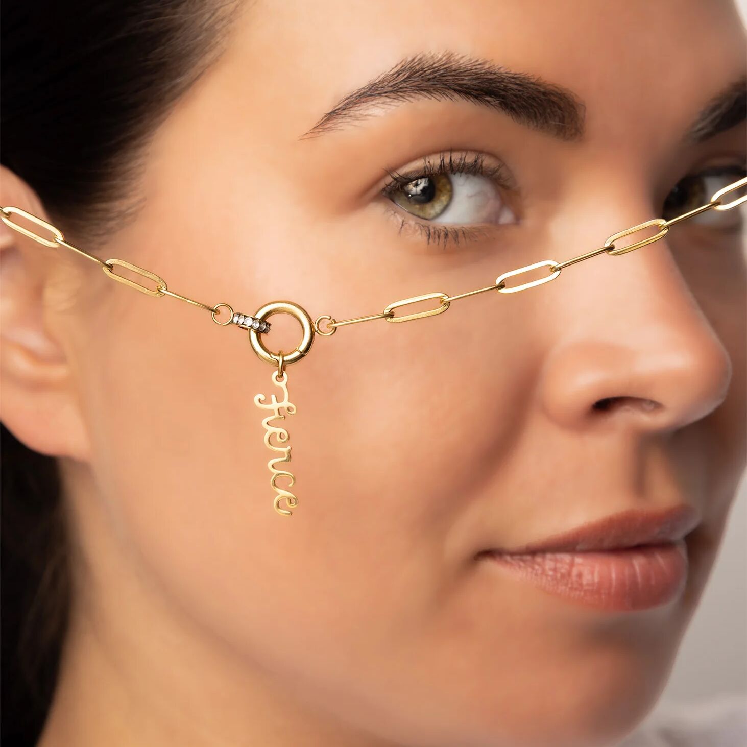 18K Gold Charm – Fierce Gold Pendant | Hypoallergenic Jewelry, Non Tarnish Finish