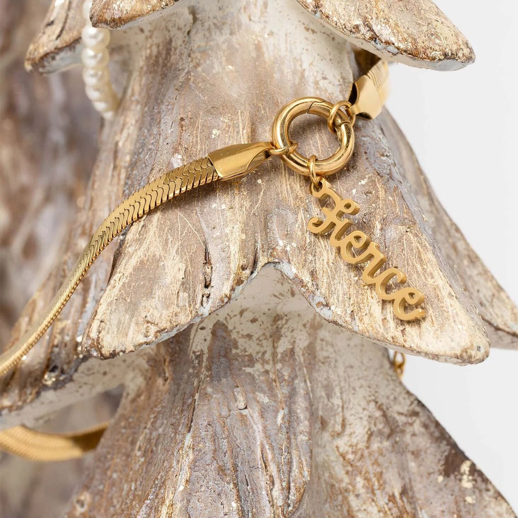 18K Gold Charm – Fierce Gold Pendant | Hypoallergenic Jewelry, Non Tarnish Finish