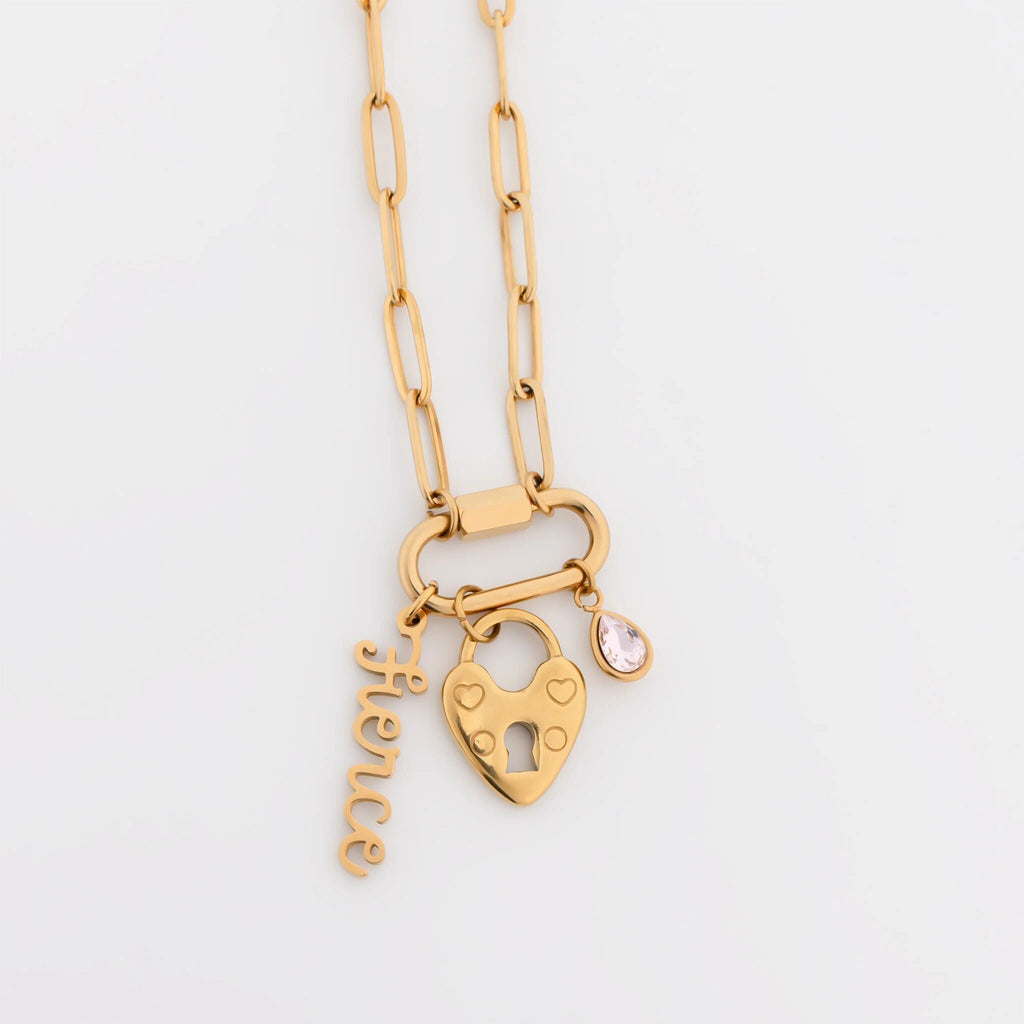 18K Gold Charm – Fierce Gold Pendant | Hypoallergenic Jewelry, Non Tarnish Finish