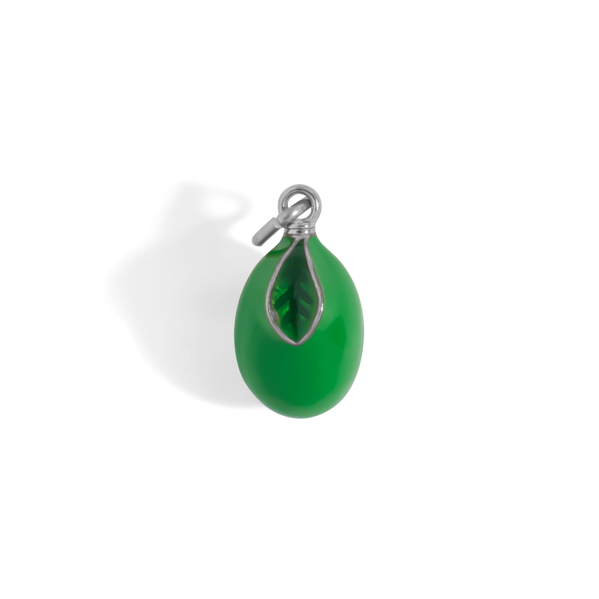 18K Gold Lime Charm – Stainless Steel Charm | Hypoallergenic Scratch Resistant Pendant