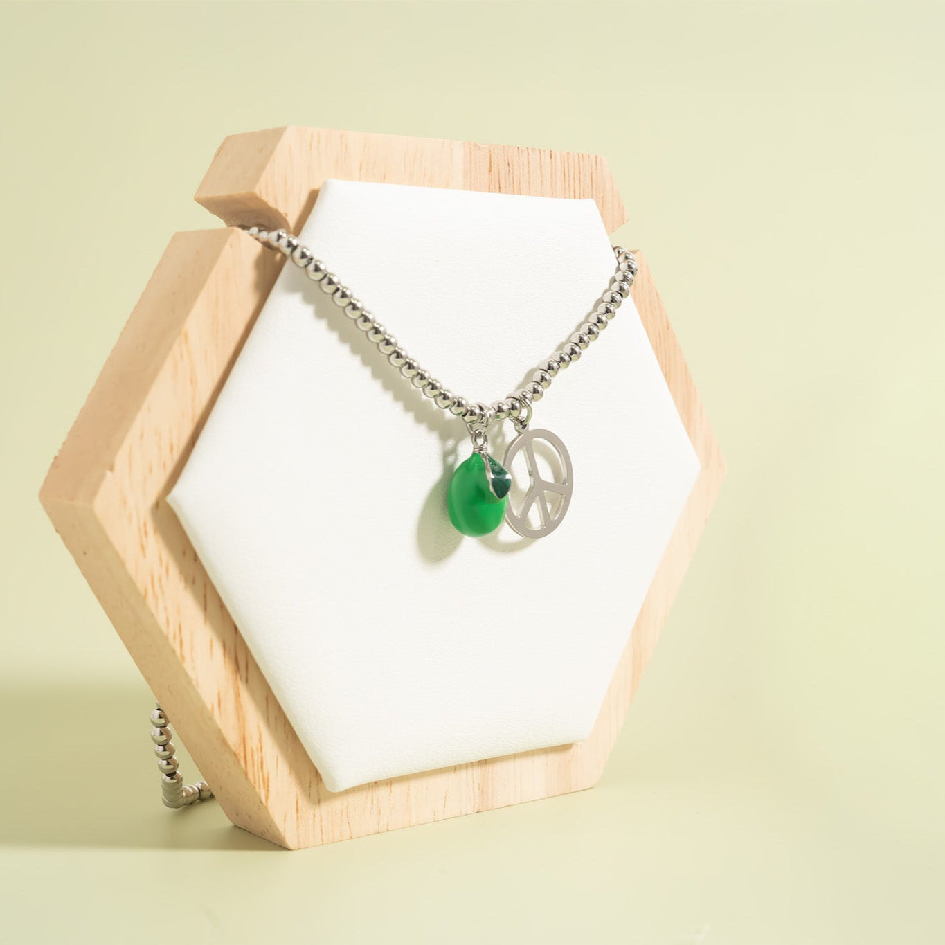 18K Gold Lime Charm – Stainless Steel Charm | Hypoallergenic Scratch Resistant Pendant