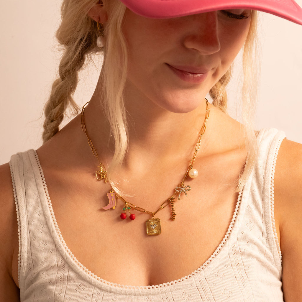 Gold Heart Pendant – 18K Gold Jewelry | Stainless Steel Pendant | PVD Coated Charm