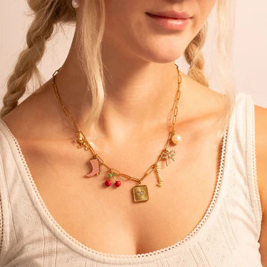 18K Gold PVD Stainless Steel Howdy Charm