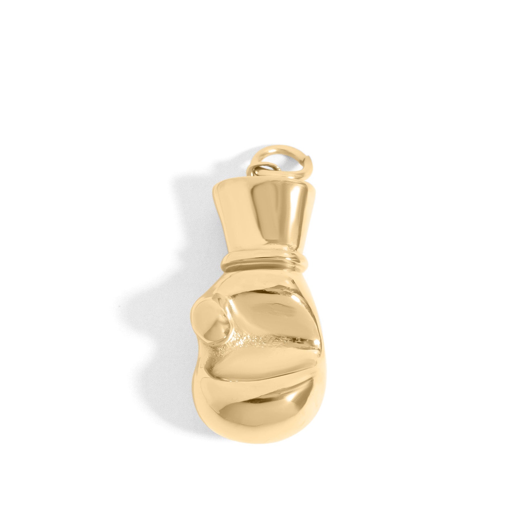 Boxing Glove Charm – 18K Gold Stainless Steel Hypoallergenic Jewelry Pendant