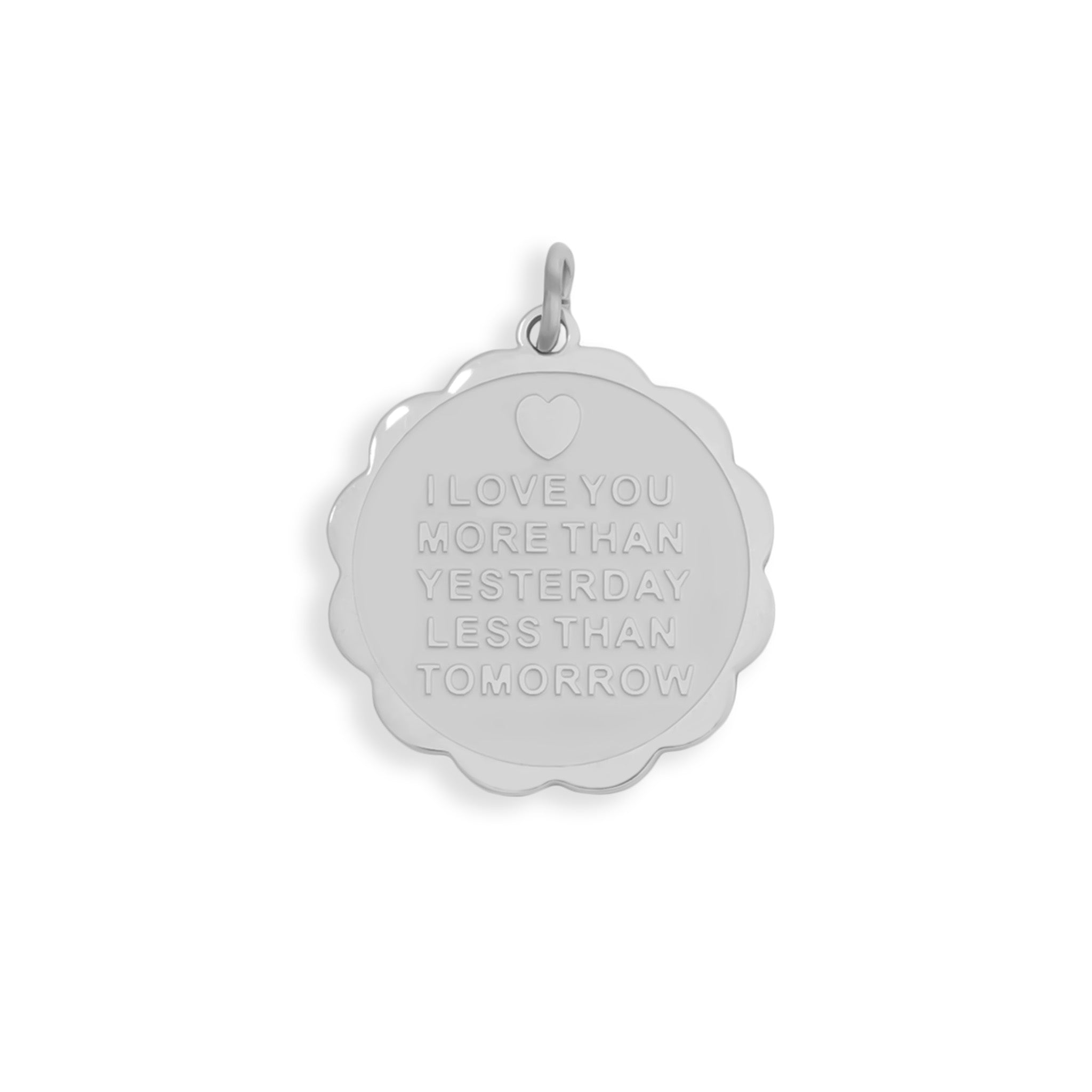 I Love You More Charm – Waterproof Gold & Stainless Steel Tarnish Resistant Pendant