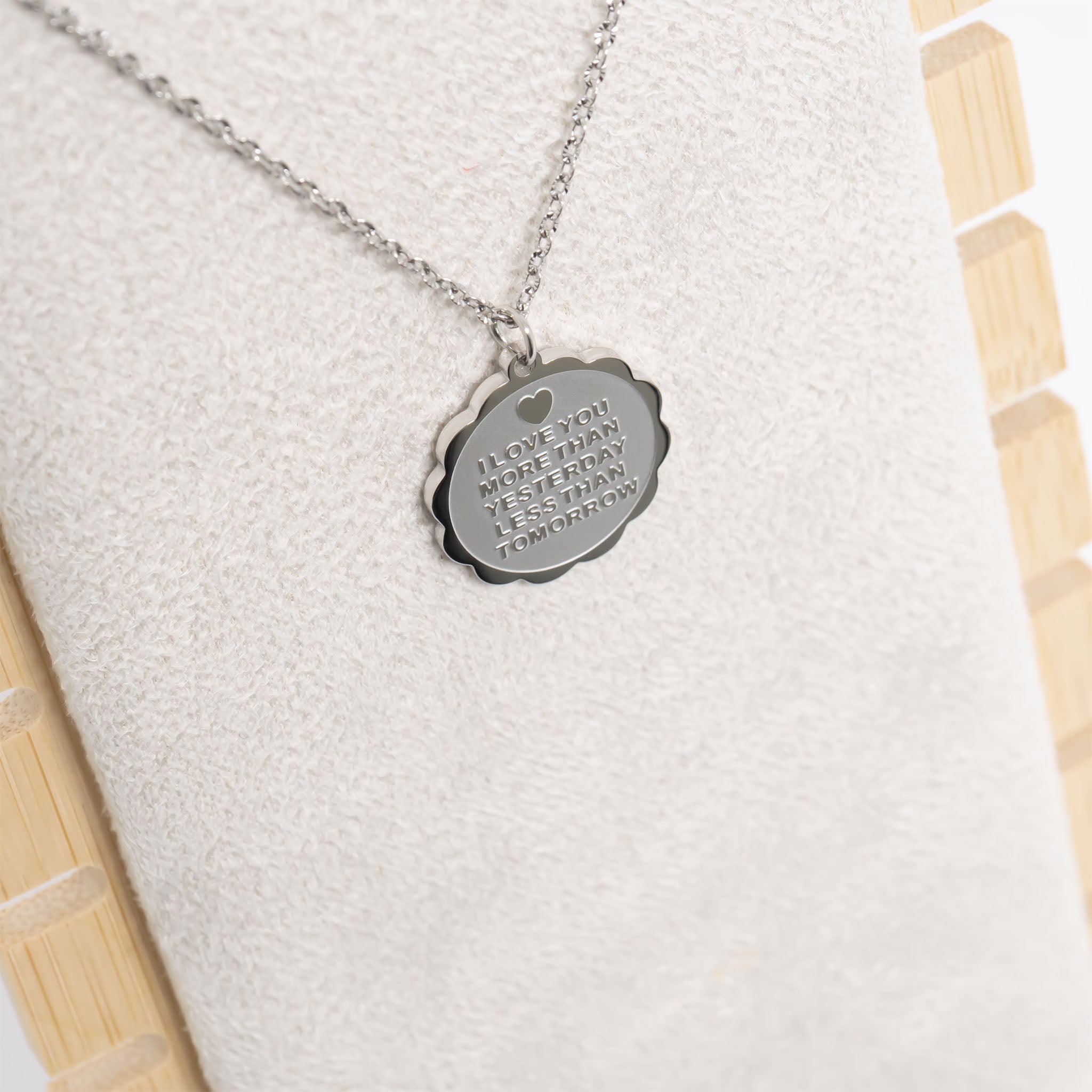 I Love You More Charm – Waterproof Gold & Stainless Steel Tarnish Resistant Pendant