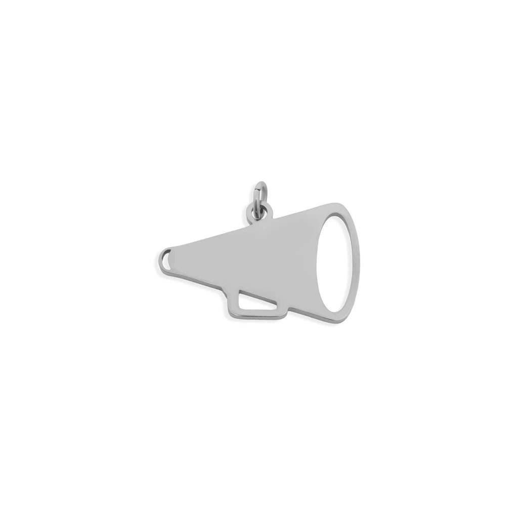 Gold Megaphone Charm - 18K Gold Jewelry Stainless Steel Statement Piece