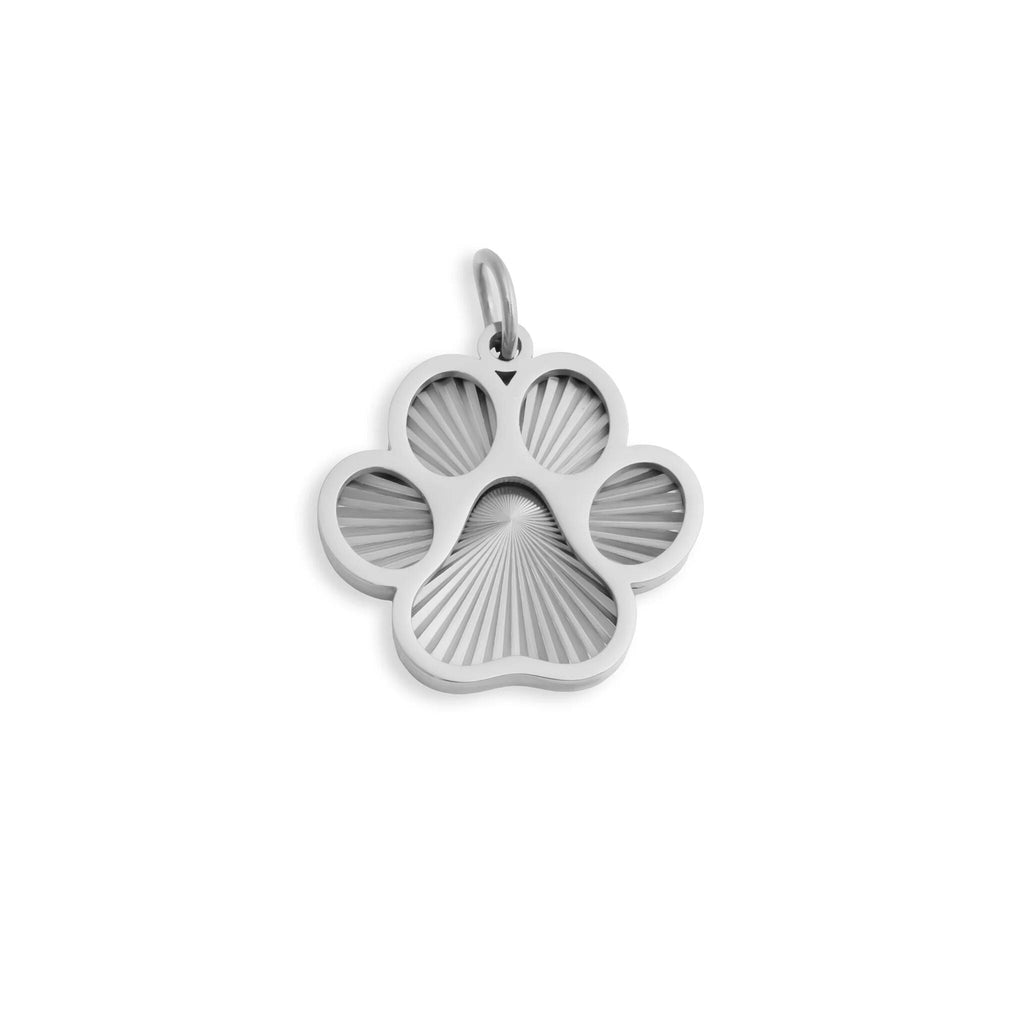 Gold Paw Print Charm – 18K Gold PVD Stainless Steel Durable Pet Jewelry