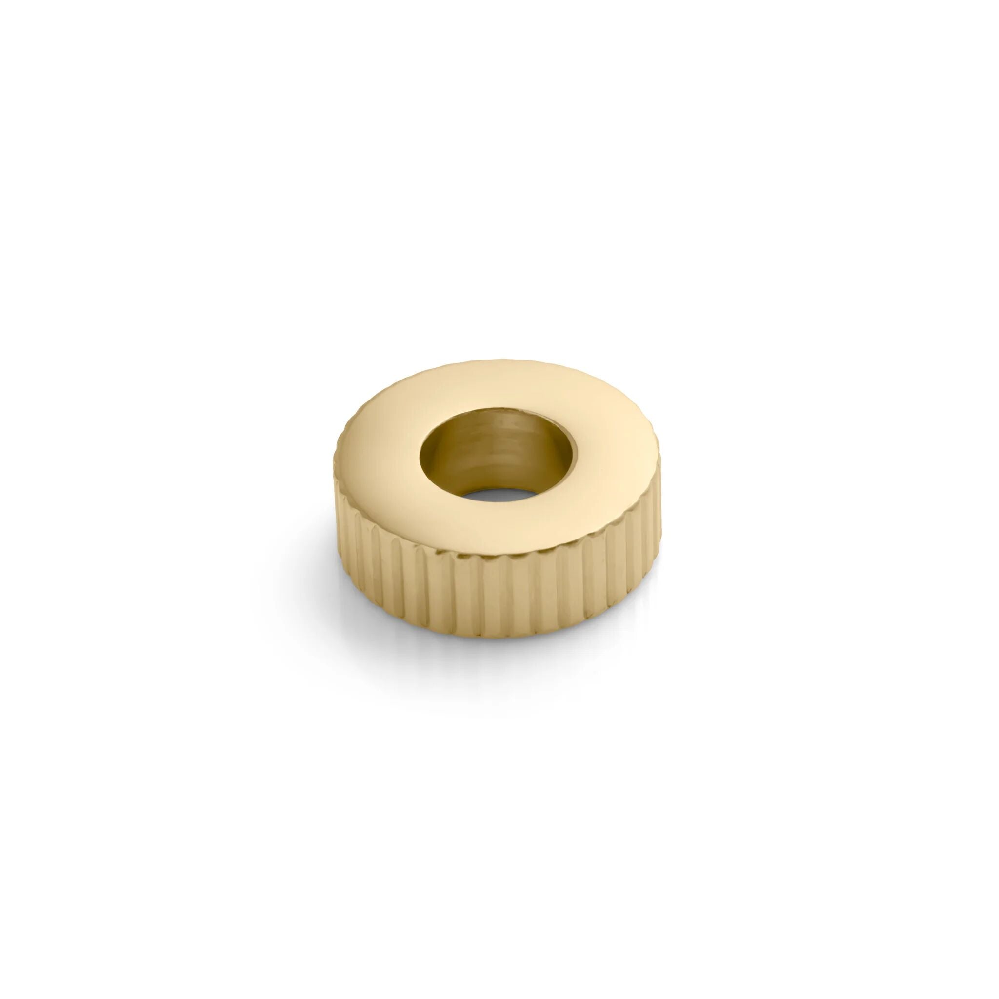 Gold Fluted Spacer Bead
