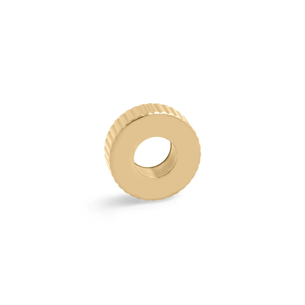 Gold Fluted Spacer Bead