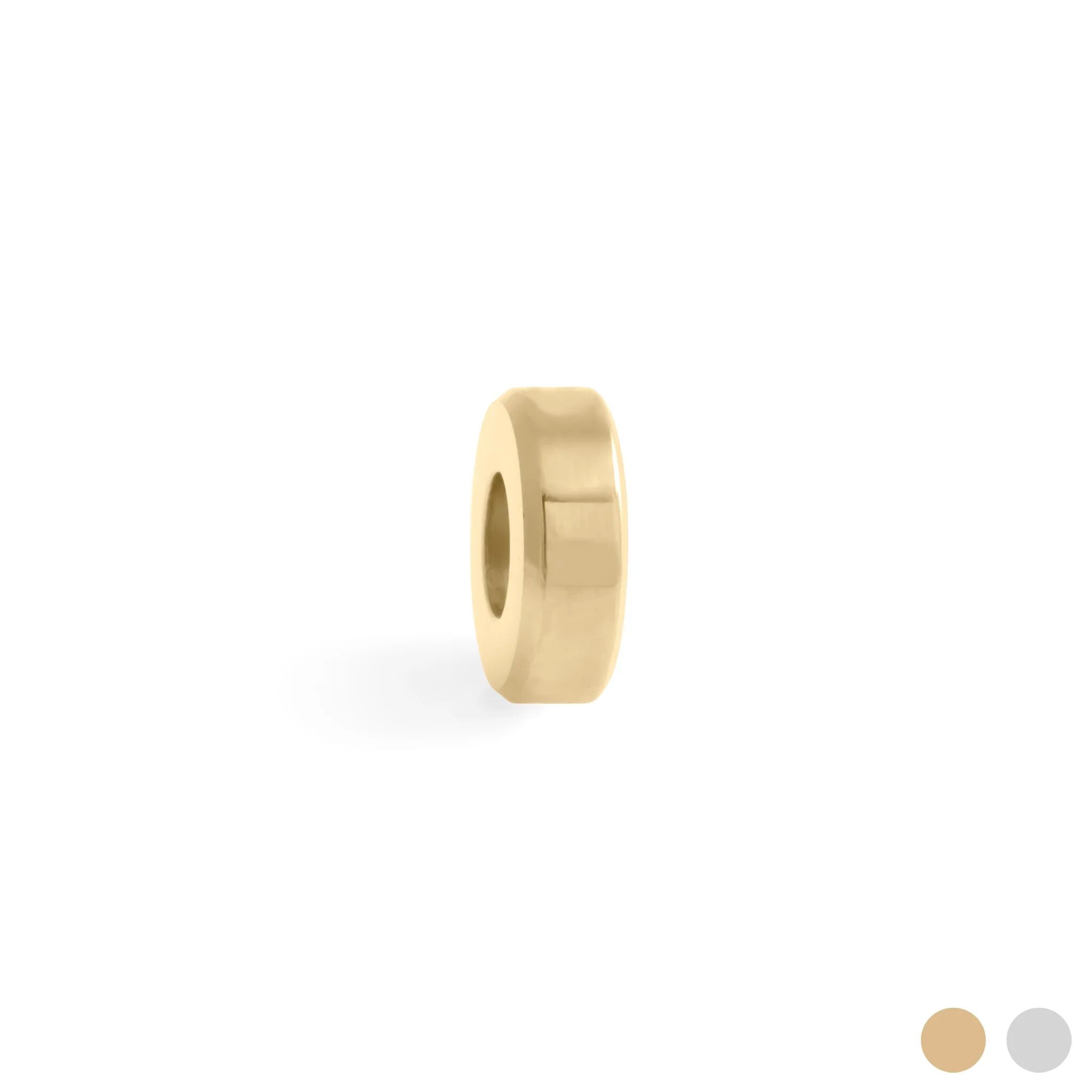 18K Gold Spacer Bead – Gold Plated, Nickel Free Spacer with Uniform Size Beads