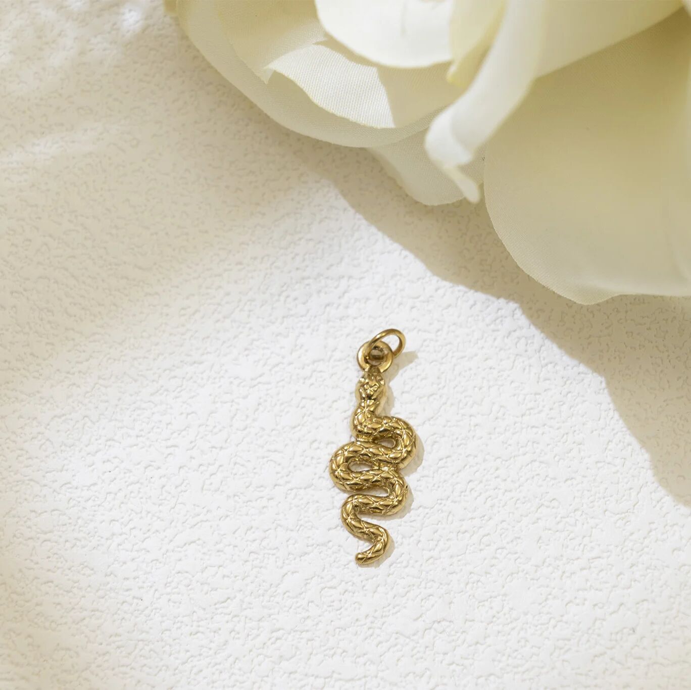 Gold Snake Charm