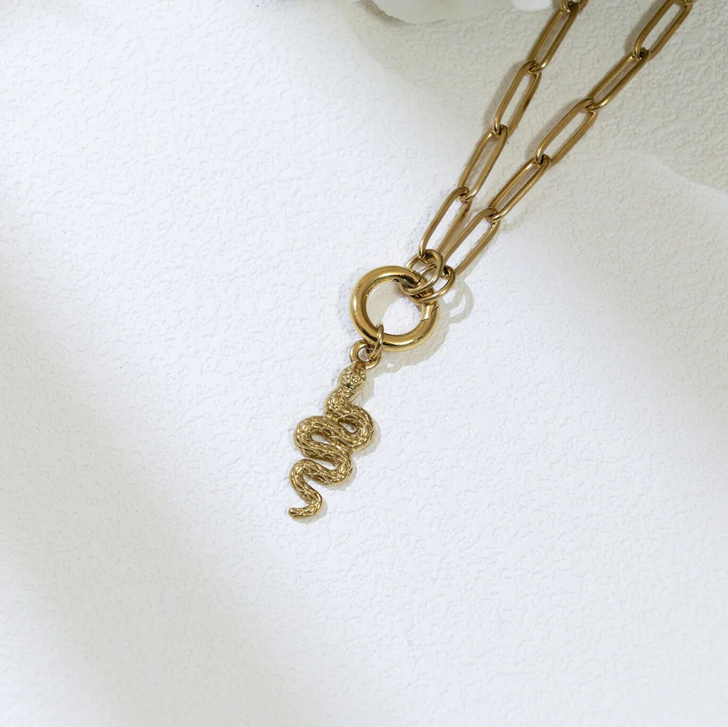 Gold Snake Charm