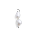 Silver Double Freshwater Charm 