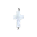 Silver Shell Cross Charm