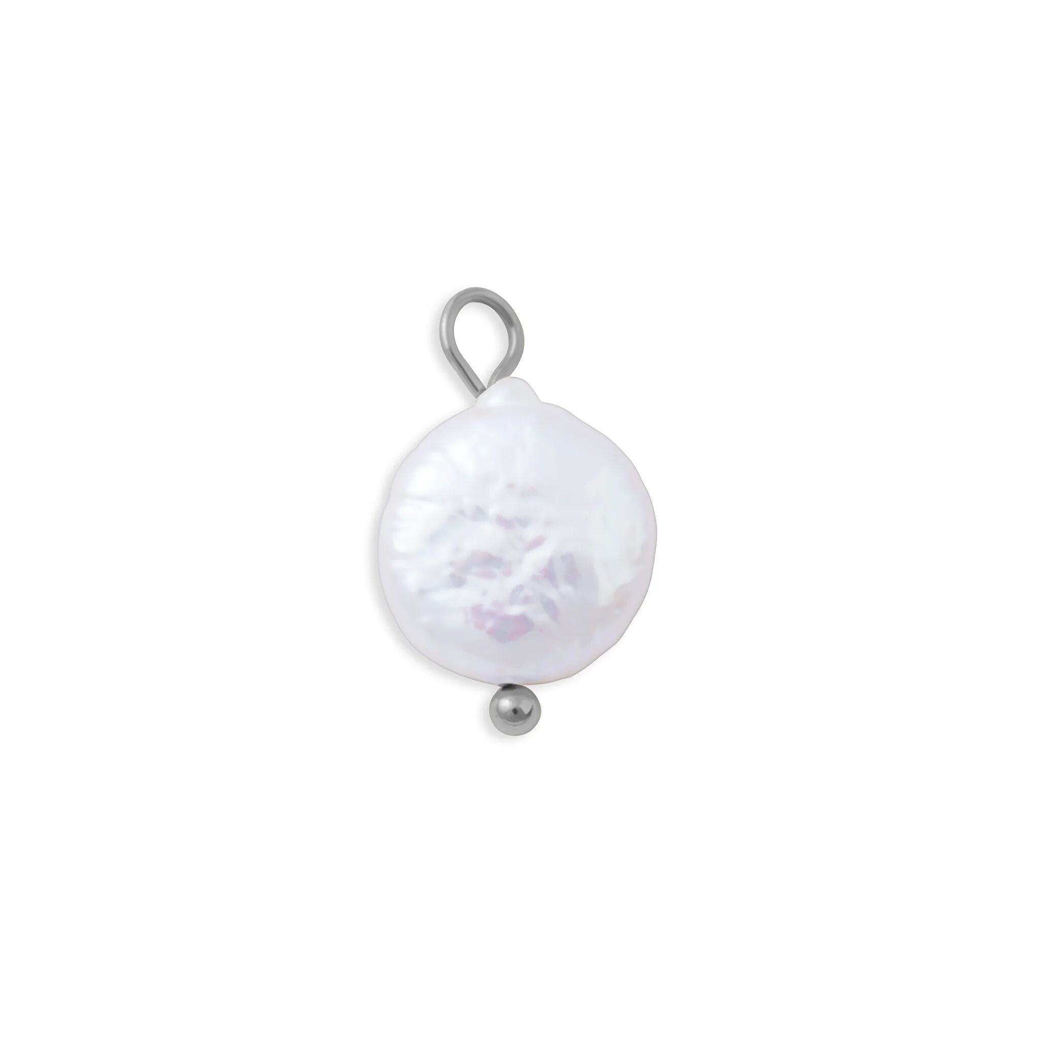 Silver Baroque Pearl Charm