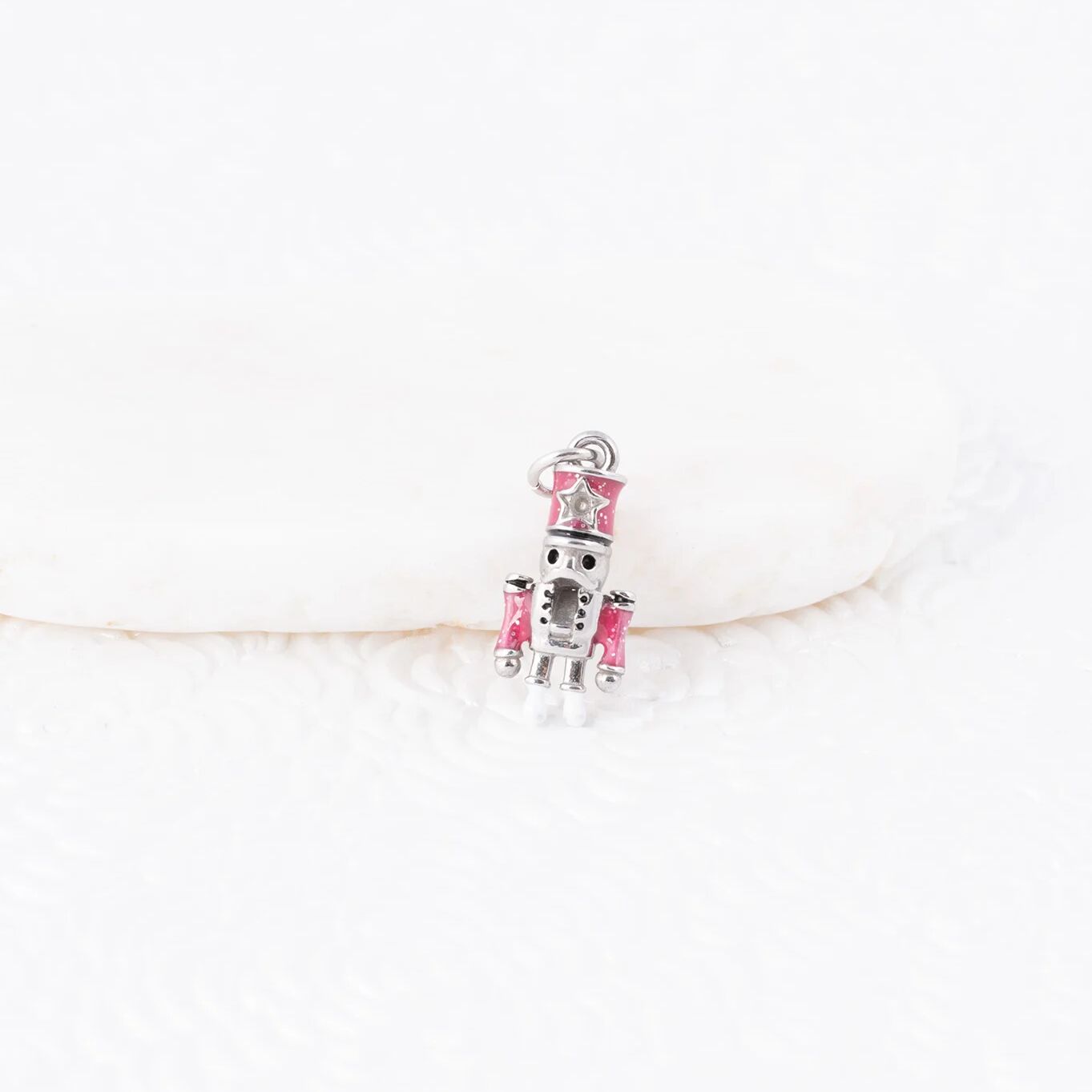 Wholesale Jewelry 18K Gold PVD Stainless Steel Nut Cracker Charm- silver studio 