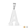 Stainless Steel Pendant – Lightweight Sport Letter Charm Necklace | Durable 316L Steel
