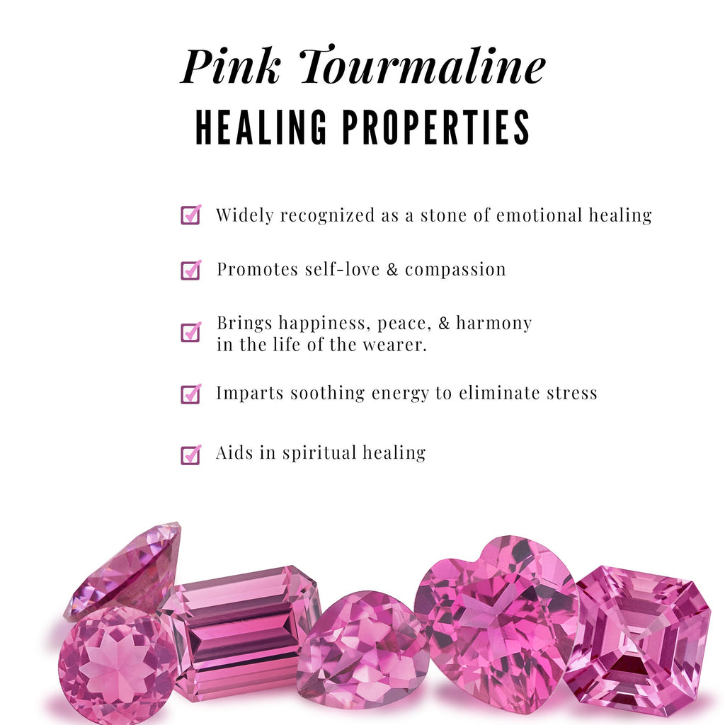 2.2 Carat Oval Cut Pink Tourmaline Solitaire Stud Earrings