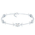 Lab Grown Diamond Bracelet – Round Cut Bridal Chain with Prong Setting