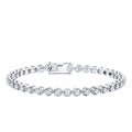 Lab Grown Diamond Bracelet – 1 Carat Round Tennis Bracelet | Prong Setting Elegance