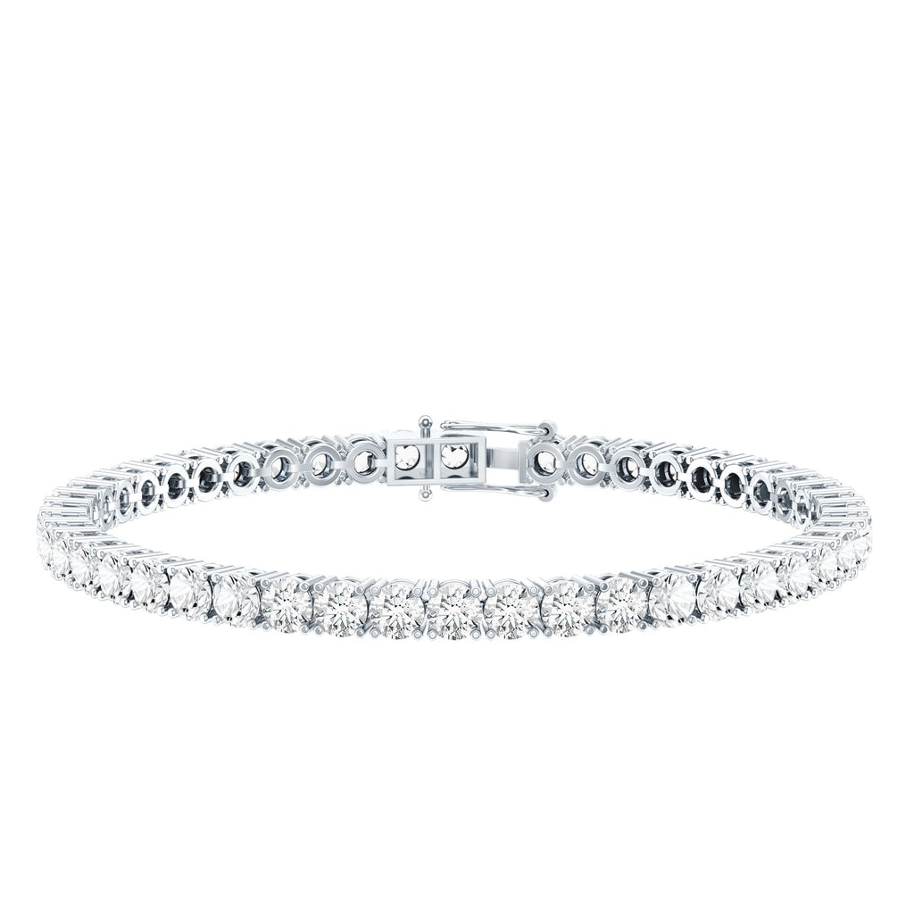 Lab Grown Diamond Bracelet – Certified 11 Carat Diamond Tennis Bracelet for Women