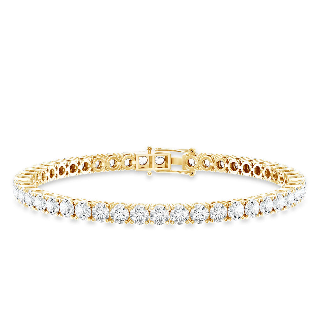 Lab Grown Diamond Bracelet – Certified 11 Carat Diamond Tennis Bracelet for Women
