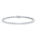 Lab Grown Diamond Bracelet – Oval Shape Tennis Bracelet With Prong Setting Jewelry