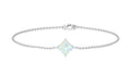 Ethiopian Opal Bracelet – 2 Carat Princess Cut Solitaire Chain Jewelry