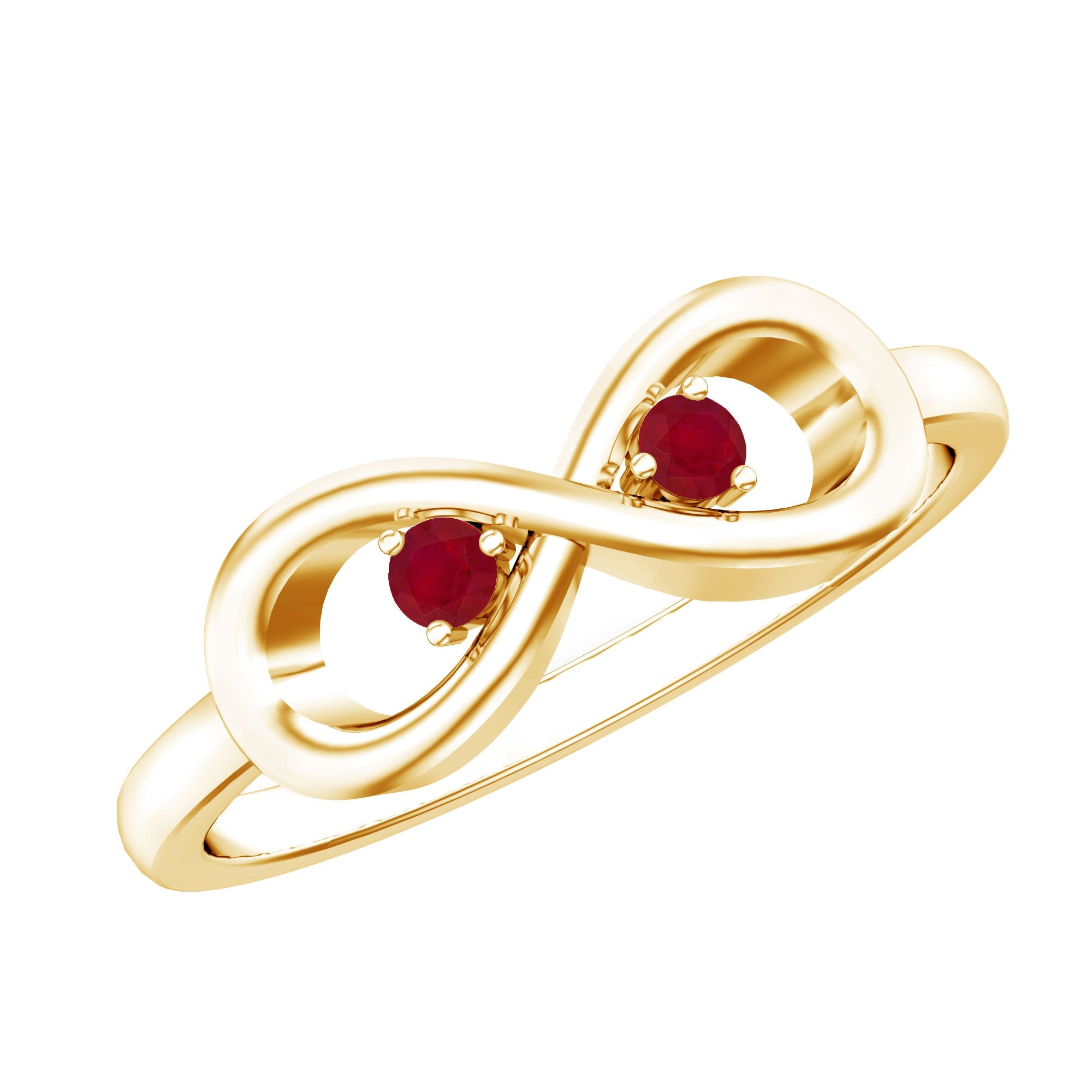 Ruby Infinity Promise Ring – AAA Quality Love Knot Jewelry for Women’s Eternal Devotion