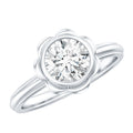 1.25 Carat Engagement Ring – Lab Grown Diamond Solitaire Bezel Setting